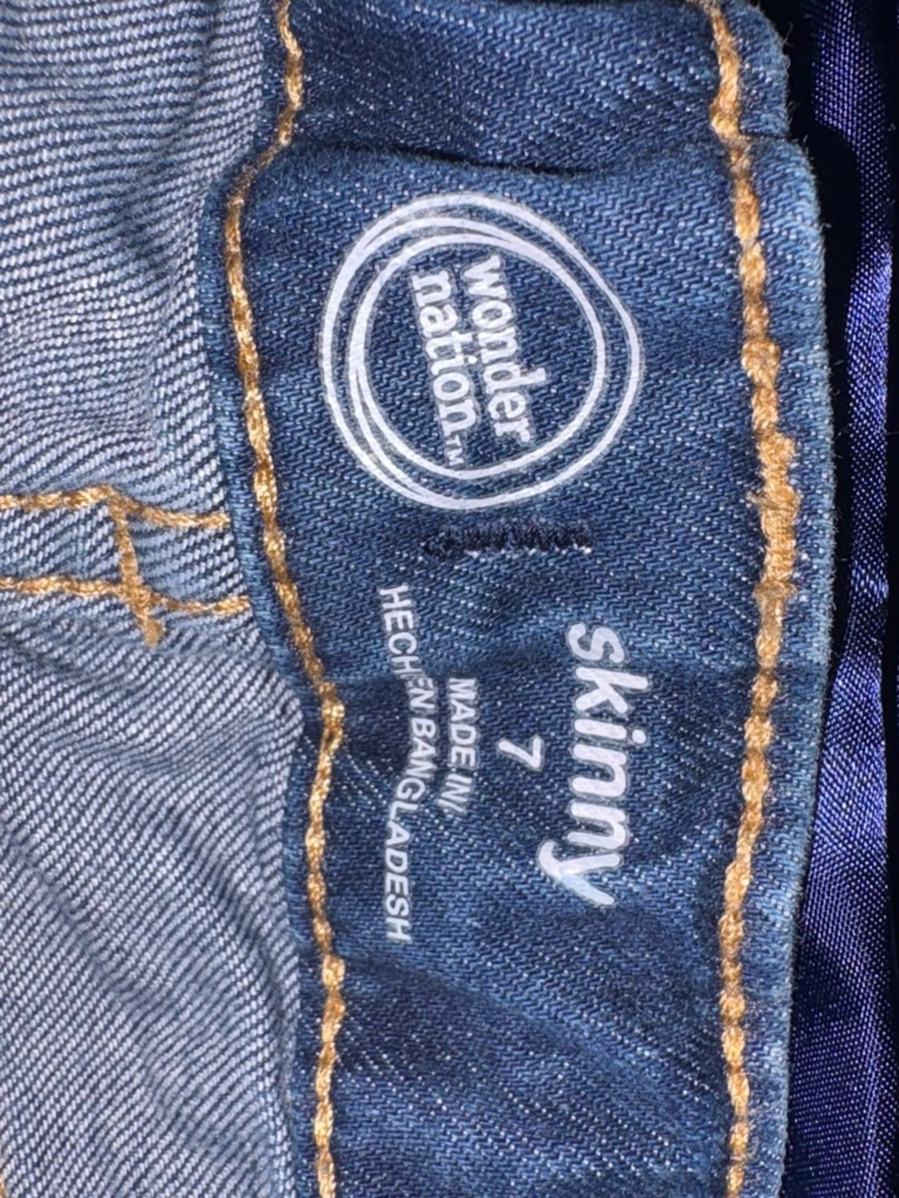 wonder nation Slim kids Jeans in Dark Blue